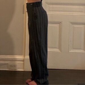 Grey Pinstripe Pants from Theory